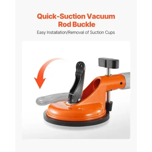 VEVOR Nahtloser Naht Setter 2er-Pack Granit-Nahtverbinder mit 125 mm Vakuum-Saugnäpfen, zum Verbinden & Nivellieren von Nähten, 180° verstellbar, Ideal für Fliesen, Steine, Marmorplatten – Bild 5