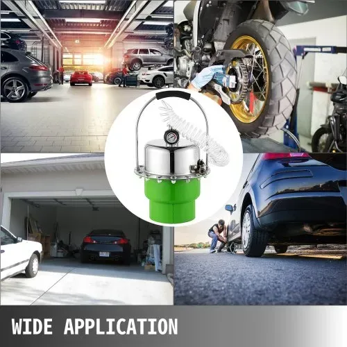 VEVOR 5L Bremsenentlüftungsgerät 0-10 Bar, Pneumatischer Druckluft Bremsenentlüfter 1,3 G, Bremsenentlüfter Druckluft Bremsenentlüftungsgerät Bremsentlüftungssatz – Bild 6