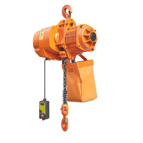 VEVOR Elektrischer Kettenzug 2000 kg, 6 m Hubhöhe, Dreiphasig-Brückenkran mit 100 m Funkfernbedienung, G100-Kette & Notstopp, Elektrokettenzug für Fabriken, Lagerhallen, Garagen – Bild 10