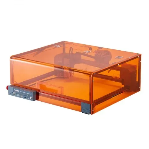 VEVOR Lasergravierer, 10 W, Lasergravur- & Schneidemaschine mit Gehäuse, Laserschneider, Graviermaschine, 300x300 mm Arbeitsbereich, 7000 mm/min, für Holz, Leder, Glas, bestimmte Metalle, Klasse 1 – Bild 8