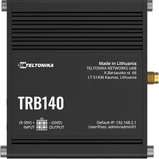 Teltonika · Gateway · TRB140 · LTE CAT4 RJ45 Teltonika · Gateway · TRB140 · LTE CAT4 RJ45