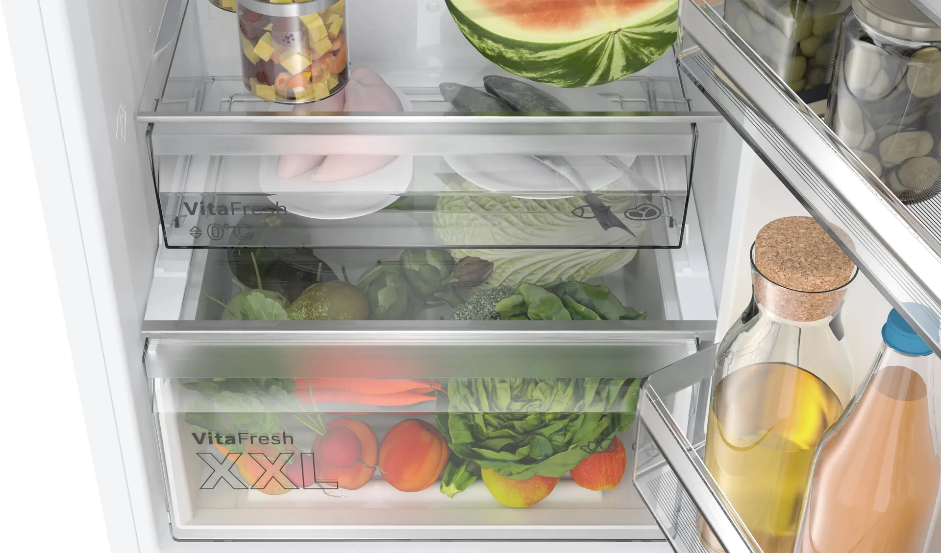 Bosch Serie 4 KGN392WCF Kühl- und Gefrierkombination Freistehend 363 l Weiß – Bild 4