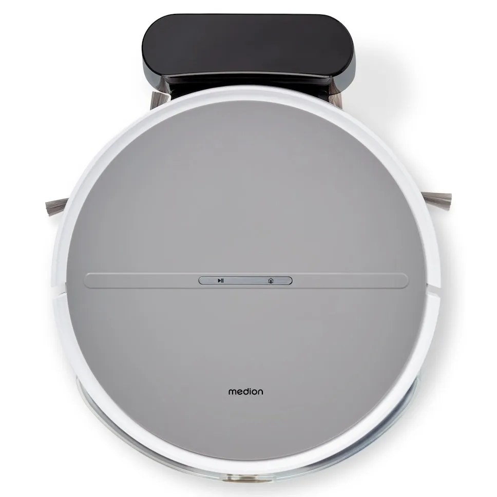 MEDION LIFE E35 SW Saugroboter mit Wischfunktion Gyro-Navigation, 2.000 Pa Saugkraft, 120 Minuten Laufzeit – Bild 2