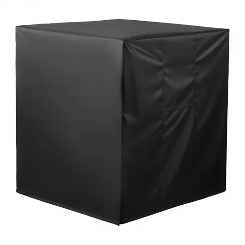 VEVOR Klimaanlagenabdeckung, 914 x 914 x 1010 mm, dreischichtig, wasserdichtes Polyestergewebe, Schutzhülle, universelle Passform, Schutzabdeckung für Klimaanlagen im Freien, schwarz – Bild 10