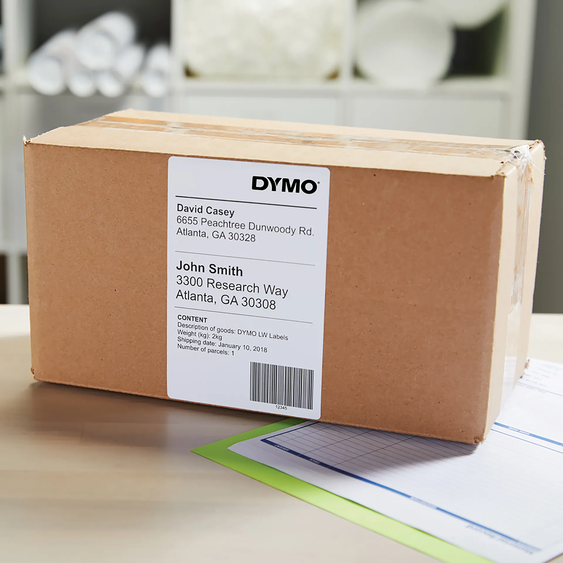 DYMO Original LabelWriter Versandetiketten (Extragroß) für LabelWriter 5XL/4XL-Etikettendrucker | 104 mm x 159 mm | Rolle mit 220 Etiketten | selbstklebend | für LabelWriter Beschriftungsgerät – Bild 3