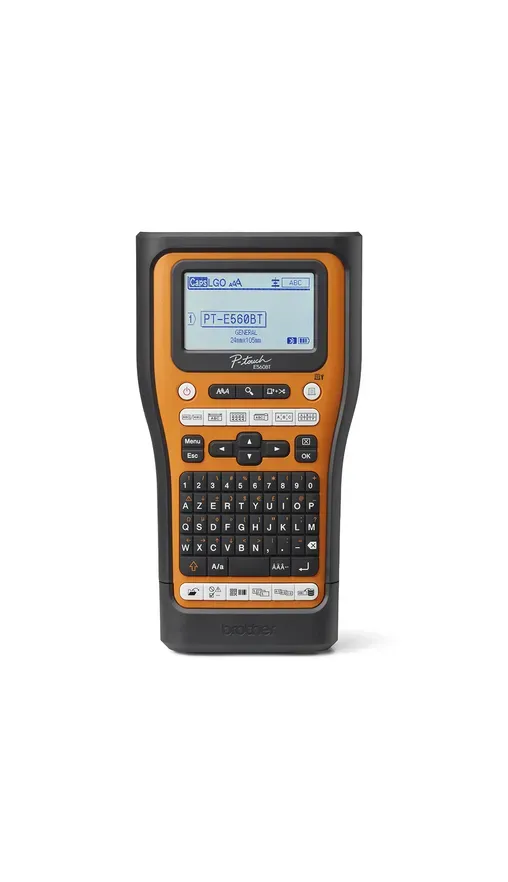 Brother PT-E560BTVP Etikettendrucker Wärmeübertragung 180 x 180 DPI 20 mm/sek Verkabelt & Kabellos HSE/TZe Bluetooth QWERTZ Brother PT-E560BTVP Etikettendrucker Wärmeübertragung 180 x 180 DPI 20 mm/sek Verkabelt & Kabellos HSE/TZe Bluetooth QWERTZ