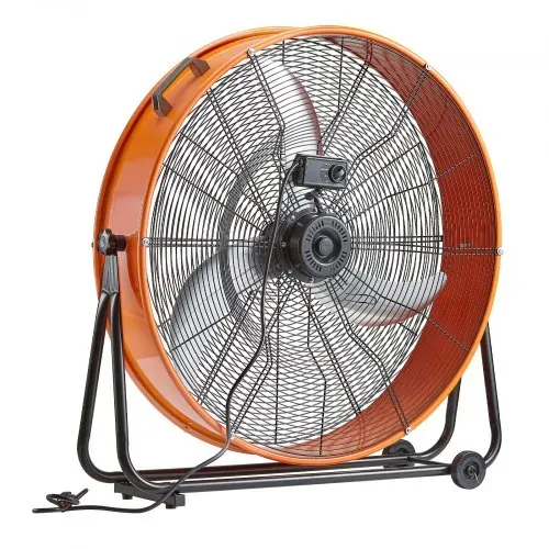 VEVOR Trommelventilator, 30 Zoll Industrie-Ladenventilator, Bodenventilator mit 3 Gänge, Trommelgebläse 13000 CFM, Standventilator 360° verstellbarer, Windmaschine für Lager, Werkstatt, Fabrik, Keller – Bild 9