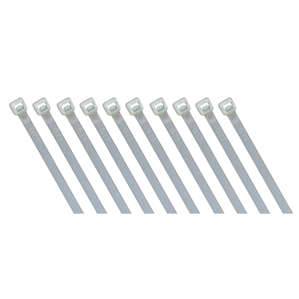 Kabelbinder McPower, transparent, 200x2,5mm, 100er-Pack, UV beständig – Bild 2
