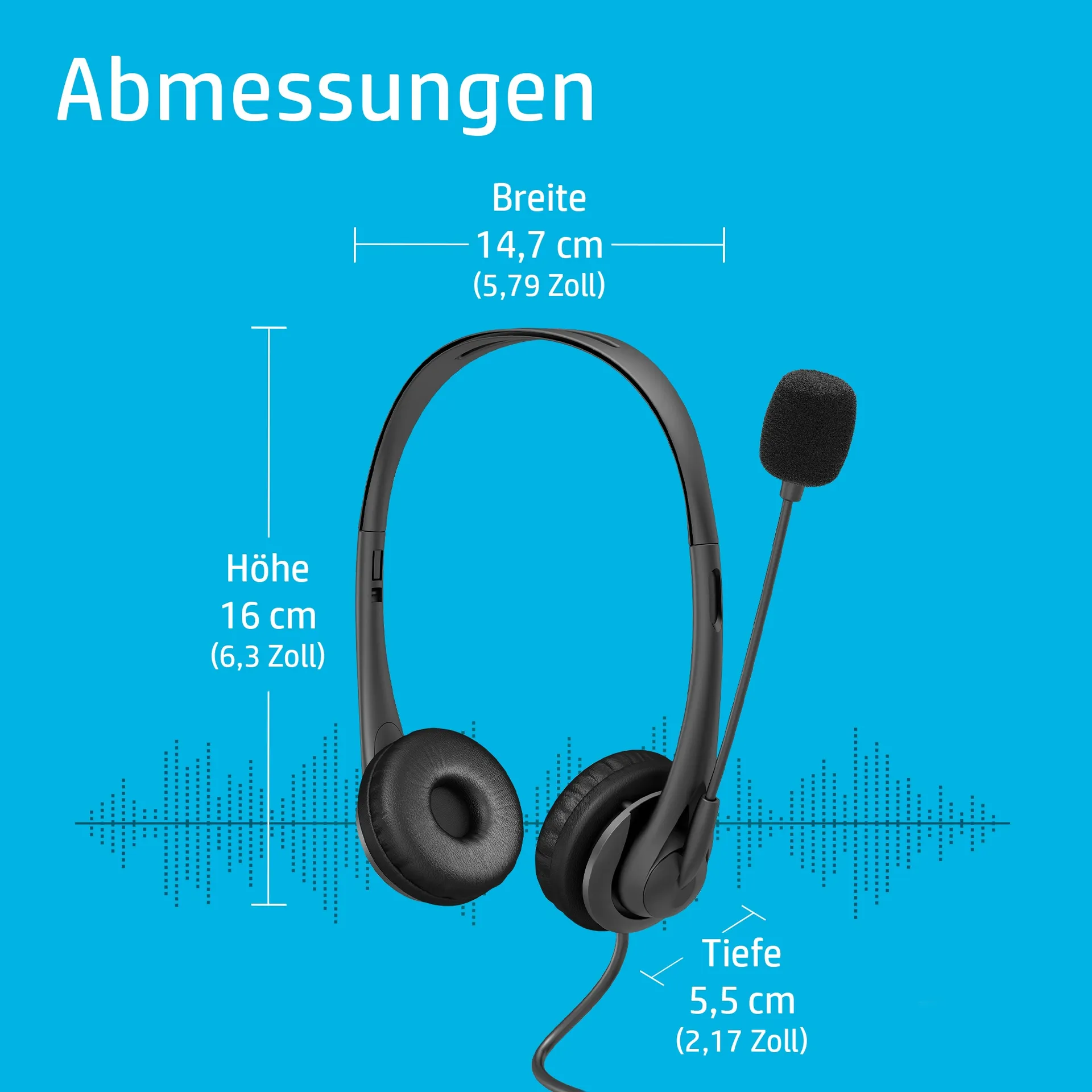 HP Stereo-USB-Headset G2 – Bild 5