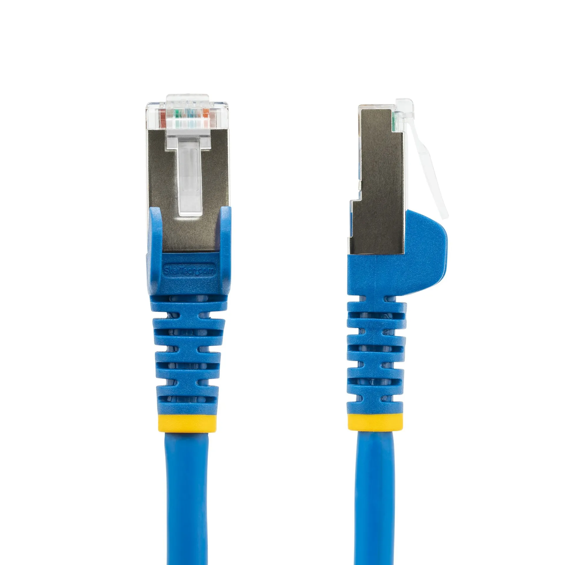 StarTech.com 5 m CAT6a Kabel - LSZH-Raucharm, Halogenfrei - 10 Gigabit RJ45 LAN Kabel - SFTP Patchkabel - Blau - CAT6a Verlegekabel - Abgeschirmtes Netzwerkkabel/Ethernet Kabel – Bild 2