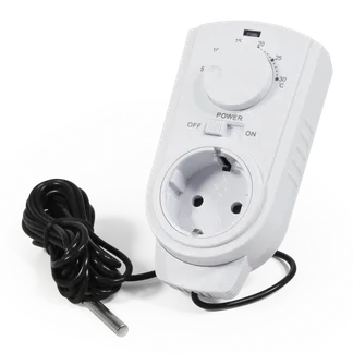 Steckdosen-Thermostat McPower “TCU-440“ 5-30°C, 3500W, 230V, Kabel + Außenfühler Steckdosen-Thermostat McPower “TCU-440“ 5-30°C, 3500W, 230V, Kabel + Außenfühler