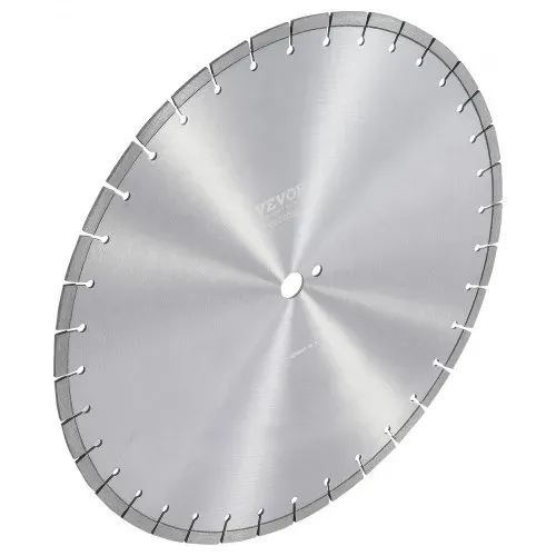 VEVOR 3 Stk. Diamantsägeblatt Betonsägeblatt 35 cm für Nass- oder Trockenarbeiten, 12 mm Diamantsegmentsägeblatt mit flachen Zähnen, Mittellochdurchmesser 25,4 mm, für Beton, Zementplatten, Fliesen – Bild 9