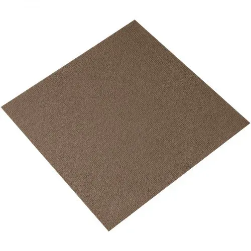 VEVOR Teppichfliesen zum Abziehen und Aufkleben, 457x457mm, selbstklebende Teppichbodenfliesen, weich gepolsterte Teppichfliesen, DIY-Installation für Schlafzimmer, Wohnzimmer (10 Stk., Dunkelbraun) – Bild 9
