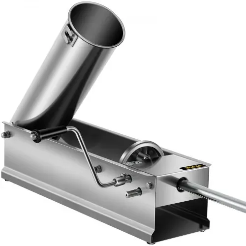 VEVOR Wurstfüller 7L Fleischwölfe Wurstmaschine Wurstfüllmaschine Horizontal Edelstahl Wurstspritze – Bild 10