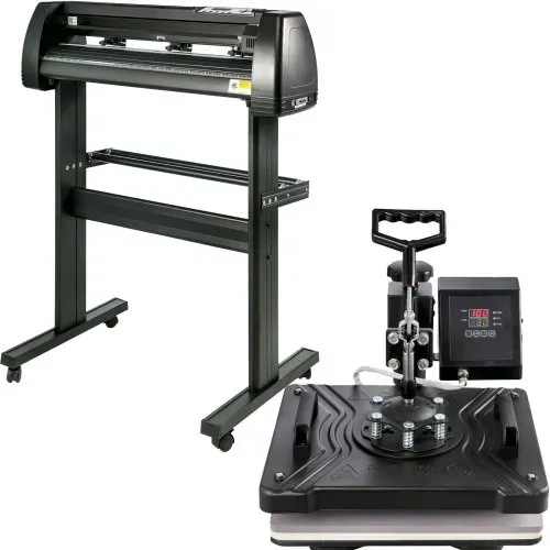 VEVOR 5 in 1 Hitzepresse 863,6 mm Vinyl Schneideplotter Kunsthandwerk Drucker mit Tabelle – Bild 8
