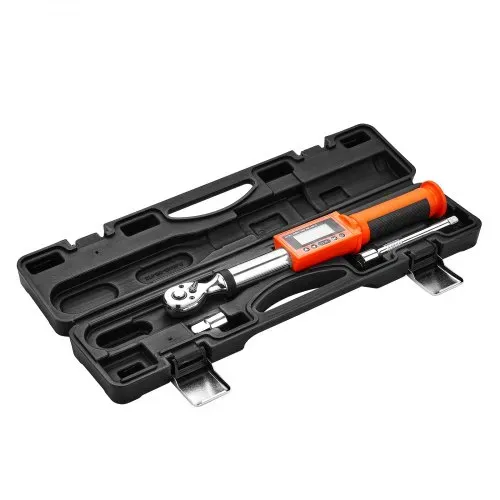 VEVOR digitaler Drehmomentschlüssel Set mit 3/8 Zoll Antrieb (6,7–135 Nm) 72 Zähne ±2 % präziser elektronischer Drehmomentschlüssel mit voreingestelltem Wert & LED-Benachrichtigung Autoreparatur – Bild 9