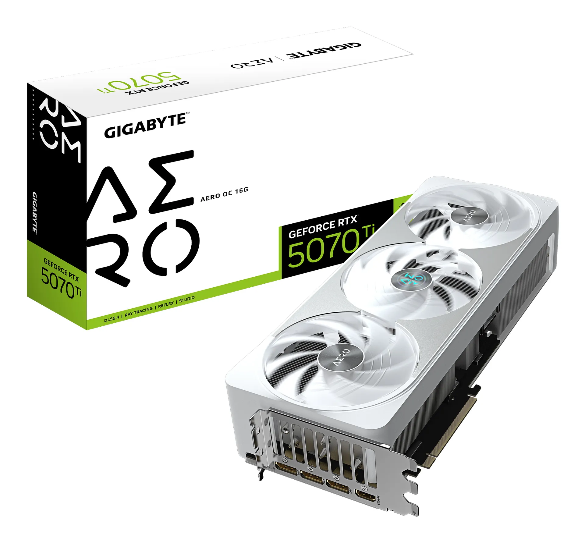 GIGABYTE GeForce RTX 5070 Ti AERO OC 16G Grafikkarte – 16GB GDDR7, 256 Bit, PCI-E 5.0, 2588 MHz Core Clock, 3 x DP 2.1a, 1 x HDMI 2.1b, NVIDIA DLSS 4, GV-N507TAERO OC-16GD GIGABYTE GeForce RTX 5070 Ti AERO OC 16G Grafikkarte – 16GB GDDR7, 256 Bit, PCI-E 5.0, 2588 MHz Core Clock, 3 x DP 2.1a, 1 x HDMI 2.1b, NVIDIA DLSS 4, GV-N507TAERO OC-16GD