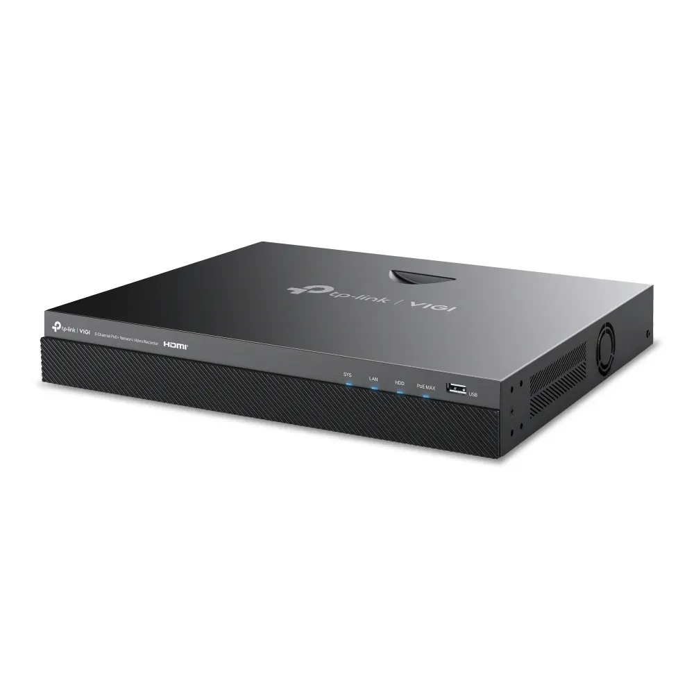 TP-Link - 8 Channel Network Video Recorder - VIGI NVR2008H-8MP-2TB – Bild 2