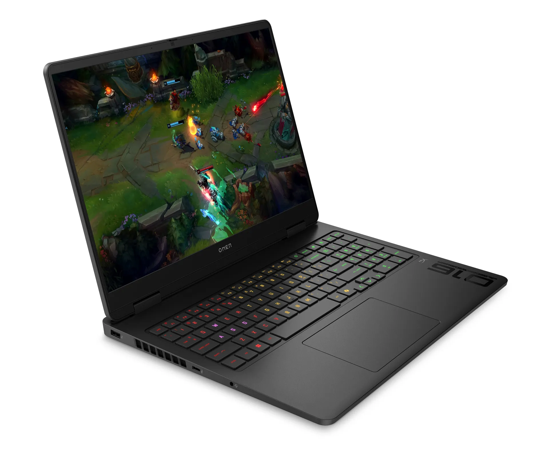 HP OMEN Gaming 16-am0277ng Intel Core Ultra 7 255H Laptop 40,6 cm (16") 2K 24 GB DDR5-SDRAM 1 TB SSD NVIDIA GeForce RTX 5070 Wi-Fi 6 (802.11ax) FreeDOS AI PC Schwarz – Bild 2