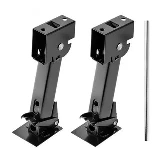 VEVOR Teleskop-Stabilisierungsstütze 2 Stk. teleskopierbare, klappbare Anhängerstütze, schwenkbares Stützen-Set für Wohnwagenanhänger, Tragkraft je 453,59 kg, Höhenverstellbar 297,18-462,28 mm VEVOR Teleskop-Stabilisierungsstütze 2 Stk. teleskopierbare, klappbare Anhängerstütze, schwenkbares Stützen-Set für Wohnwagenanhänger, Tragkraft je 453,59 kg, Höhenverstellbar 297,18-462,28 mm