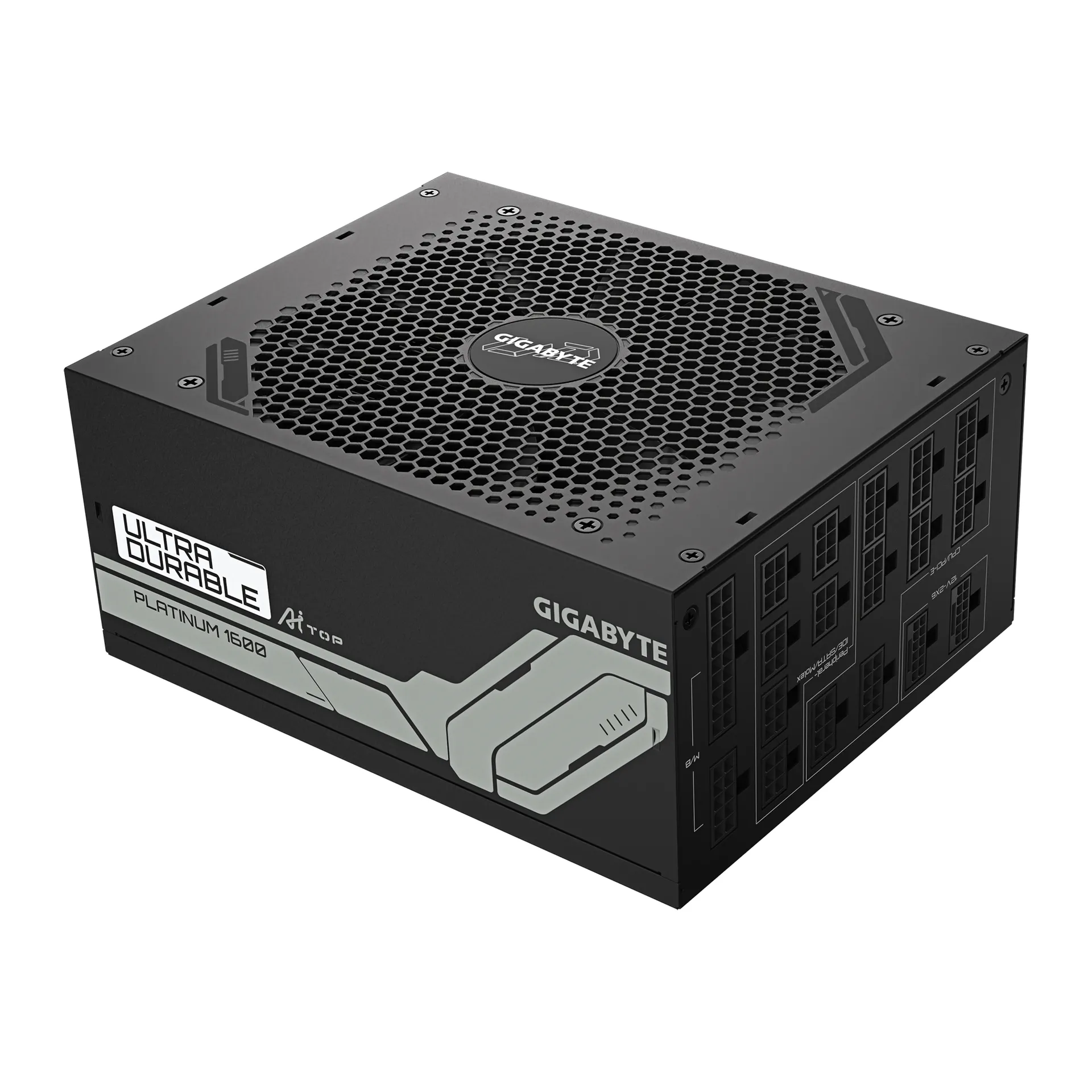 GIGABYTE UD1600PM PG5 AI TOP Netzteil - PCIe 5.0, 80 PLUS Platinum, Vollmodulares Design, 120-mm-Lüfter, ATX 3.1 kompatibel, EU-Stecker – Bild 7