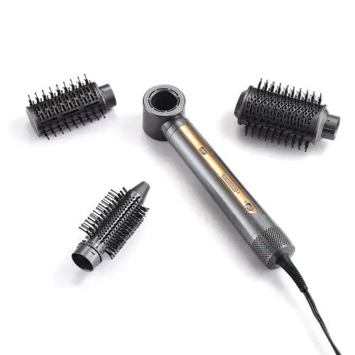 VEVOR 4-in-1-Multi-Haarstyler, 110.000 U/min Hochgeschwindigkeits-Ionen-Airstyler mit 3 Bürsten und 1 Düse, 4 Temperatur- und 3 Geschwindigkeitsstufen, Föhnbürste für Locken, Styling und Volumen – Bild 9