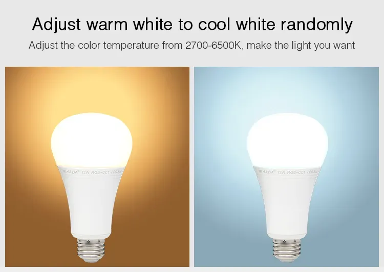 MiBoxer FUT105 LED Retrofit E27 Bulb 12W RGB-WW (RGB-CCT) Lampe mit Funk und WLAN MiBoxer FUT105 LED Retrofit E27 Bulb 12W RGB-WW (RGB-CCT) Lampe mit Funk und WLAN