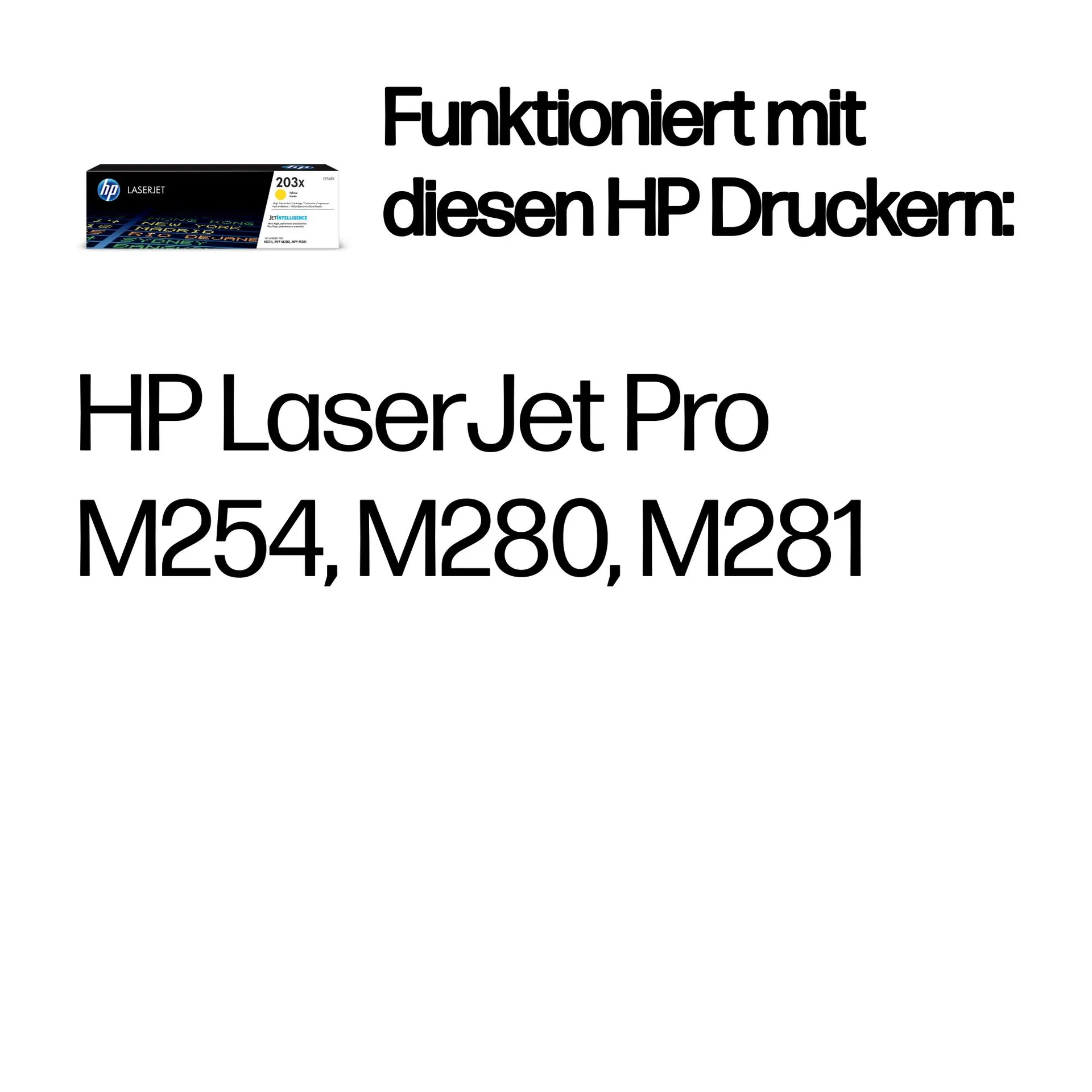 HP LaserJet 203X Gelb Original -Tonerkartusche mit hoher Reichweite – Bild 2