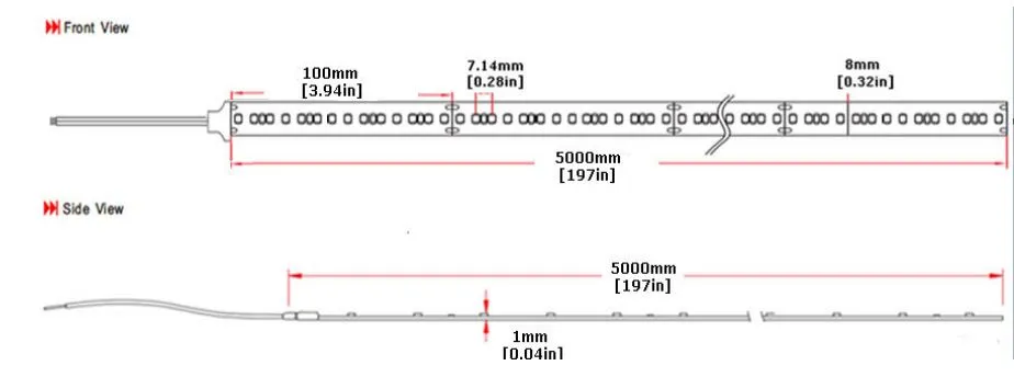 Synergy 21 LED Flex Strip 2835 - 130 SWW DC48V 288W IP20 ULS 20M – Bild 2