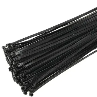 Kabelbinder 300mm x 4,8mm, schwarz 100er Pack, hohe Zugkraft, UV fest Kabelbinder 300mm x 4,8mm, schwarz 100er Pack, hohe Zugkraft, UV fest