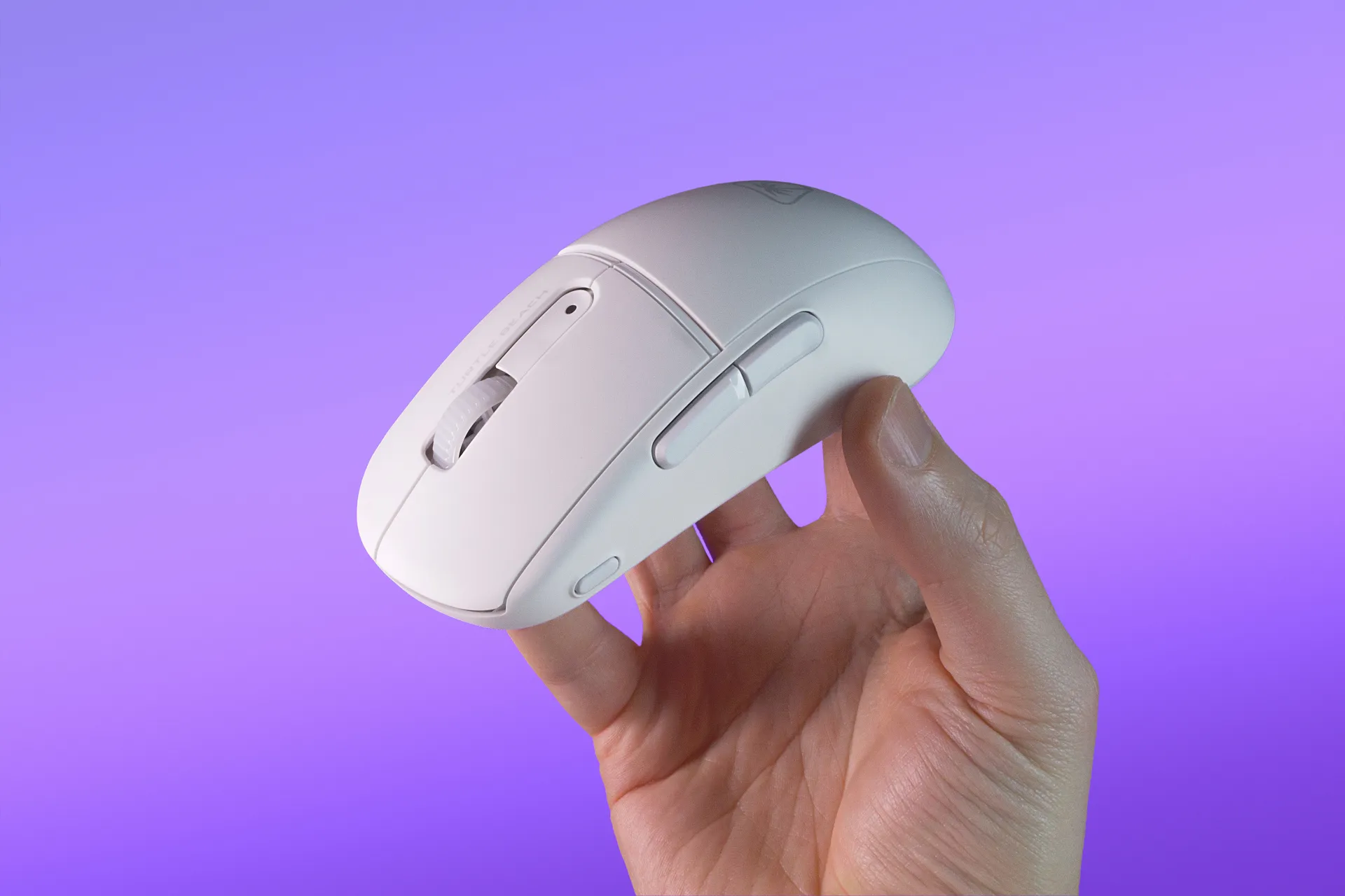 Turtle Beach Burst II Air – Kabellose 2,4-GHz-Gaming-Maus: ultraleichte 47 g, Optical Switches, symmetrisch, optischer Sensor, 26k DPI, Bluetooth, bis zu 120h Akkulaufzeit - Weiß – Bild 6