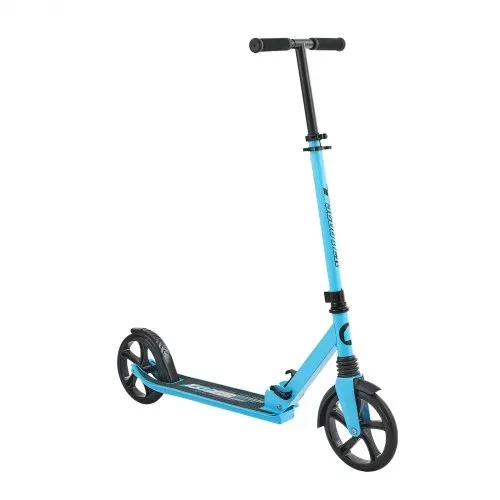 VEVOR Scooter (2 Räder) für Kinder ab 8 Jahren, Cityroller Kinderroller Straßenroller mit höhenverstellbarem Lenker & rutschfestem Deck, faltbarer Tretroller bis zu 100 kg, Schwarz + Blau – Bild 10