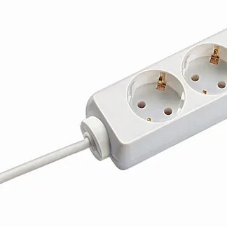Bachmann Tischsteckdose, 3xDosen(CEE7)->Stecker(CEE7), 1,5m, weiss, SELLY, Bachmann Tischsteckdose, 3xDosen(CEE7)->Stecker(CEE7), 1,5m, weiss, SELLY,