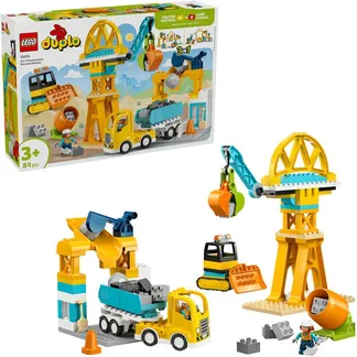 10476 DUPLO Town Baustelle mit Baufahrzeugen – 3-in-1-Set, Konstruktionsspielzeug 10476 DUPLO Town Baustelle mit Baufahrzeugen – 3-in-1-Set, Konstruktionsspielzeug