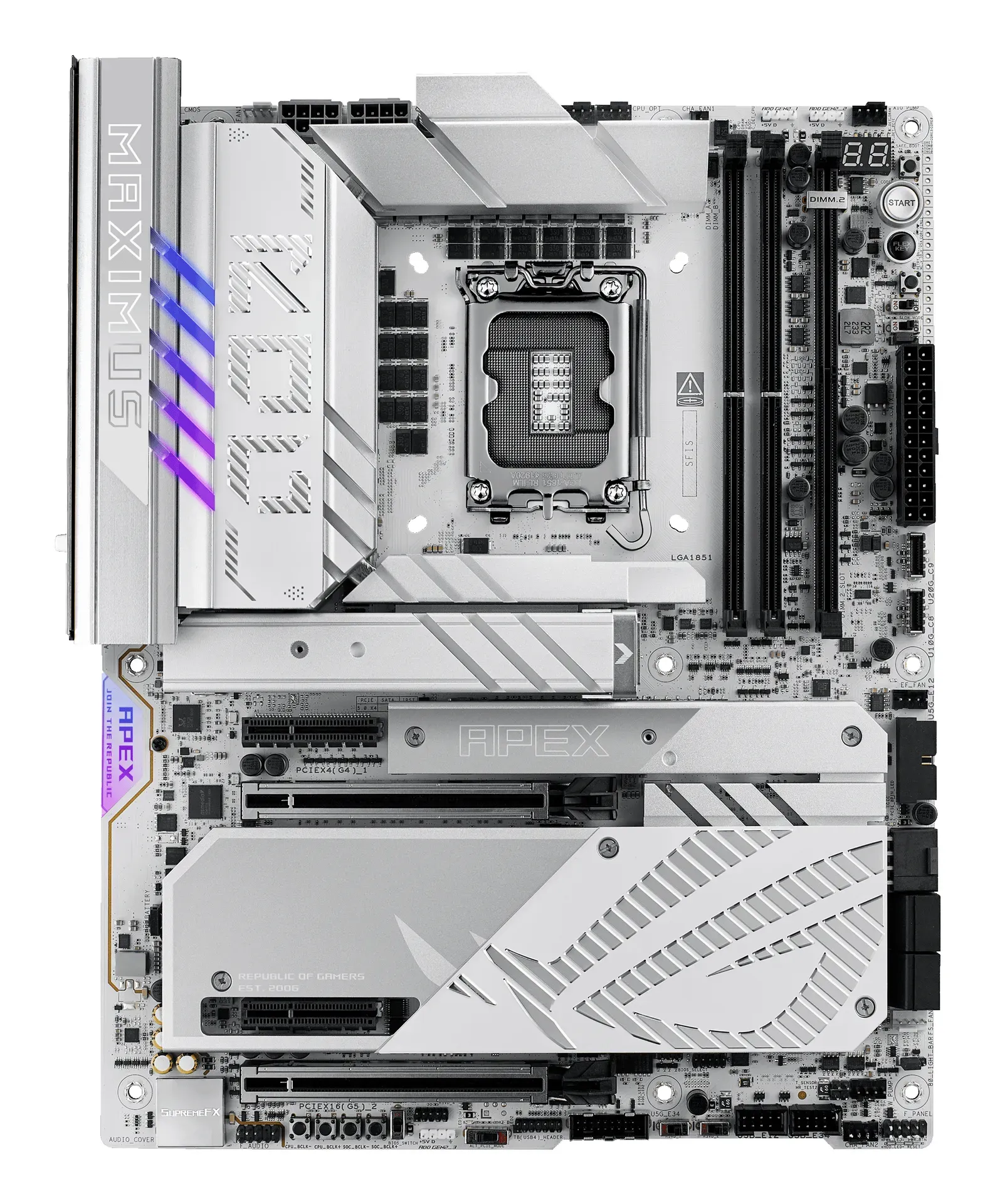 ASUS ROG MAXIMUS Z890 APEX Intel Z890 LGA 1851 (Socket V1) ATX – Bild 2