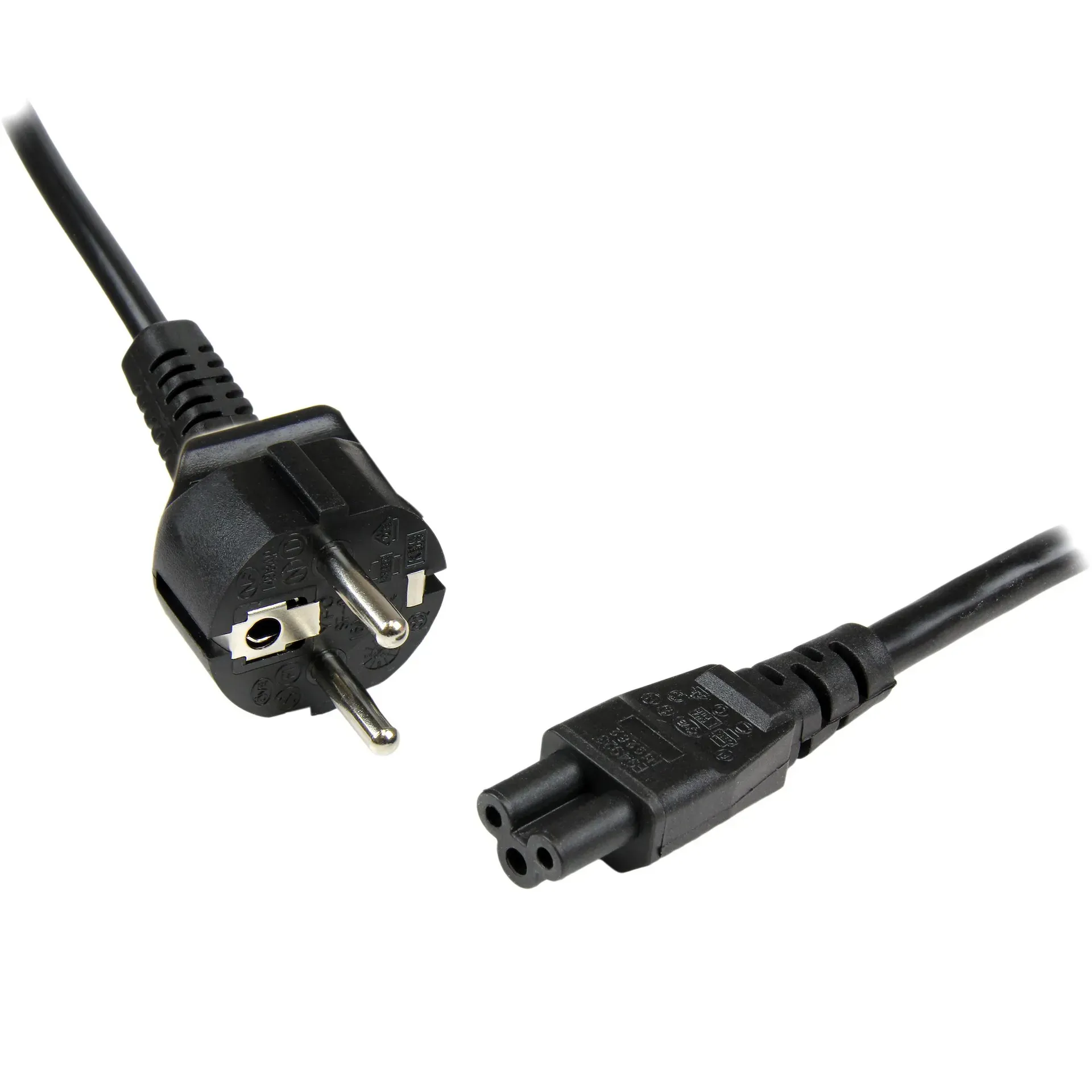 StarTech.com 1 m Laptop Ladekabel, EU Schuko auf C5, 2,5A 250V, 18AWG, Notebook / Laptop Ersatzstromkabel, Laptop Netzteil Stromkabel, Kleeblatt/Mickey Mouse Netzkabel StarTech.com 1 m Laptop Ladekabel, EU Schuko auf C5, 2,5A 250V, 18AWG, Notebook / Laptop Ersatzstromkabel, Laptop Netzteil Stromkabel, Kleeblatt/Mickey Mouse Netzkabel