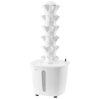 VEVOR Hydroponisches Anbausystem, 30 vertikale Hydrokulturtürme mit 6 Ebenen, Hydronischer Garten für Zuhause mit Wasserpumpe und Timer, Wasserzirkulationspflanzen-Keimset für Kräuter, Obst und Gemüse im Innenbereich VEVOR Hydroponisches Anbausystem, 30 vertikale Hydrokulturtürme mit 6 Ebenen, Hydronischer Garten für Zuhause mit Wasserpumpe und Timer, Wasserzirkulationspflanzen-Keimset für Kräuter, Obst und Gemüse im Innenbereich