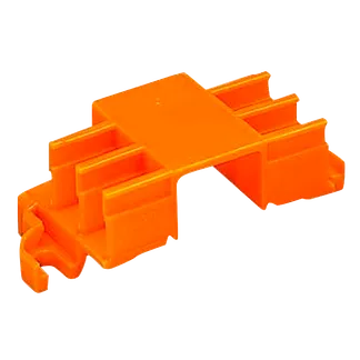 Befestigungsadapter WAGO, 6 Steckplätze, zur Montage auf TS 35, Schraumontage Befestigungsadapter WAGO, 6 Steckplätze, zur Montage auf TS 35, Schraumontage