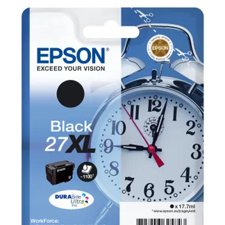 Epson Alarm clock Singlepack Black 27XL DURABrite Ultra Ink Epson Alarm clock Singlepack Black 27XL DURABrite Ultra Ink