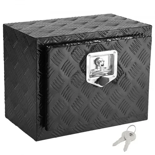 VEVOR Truckbox Werkzeugbox, Unterboden-Anhängerbox, Werkzeugkasten 46 x 32 x 36 cm Pickup-Aufbewahrungsbox, Aluminiumlegierung, 20 kg belastbarer Werkzeugkasten, abschließbare Aufbewahrungsbox – Bild 8