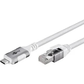 Ethernet-Kabel USB-C 3.2 Gen2 Stecker > RJ-45 Stecker, LAN-Adapter Ethernet-Kabel USB-C 3.2 Gen2 Stecker > RJ-45 Stecker, LAN-Adapter