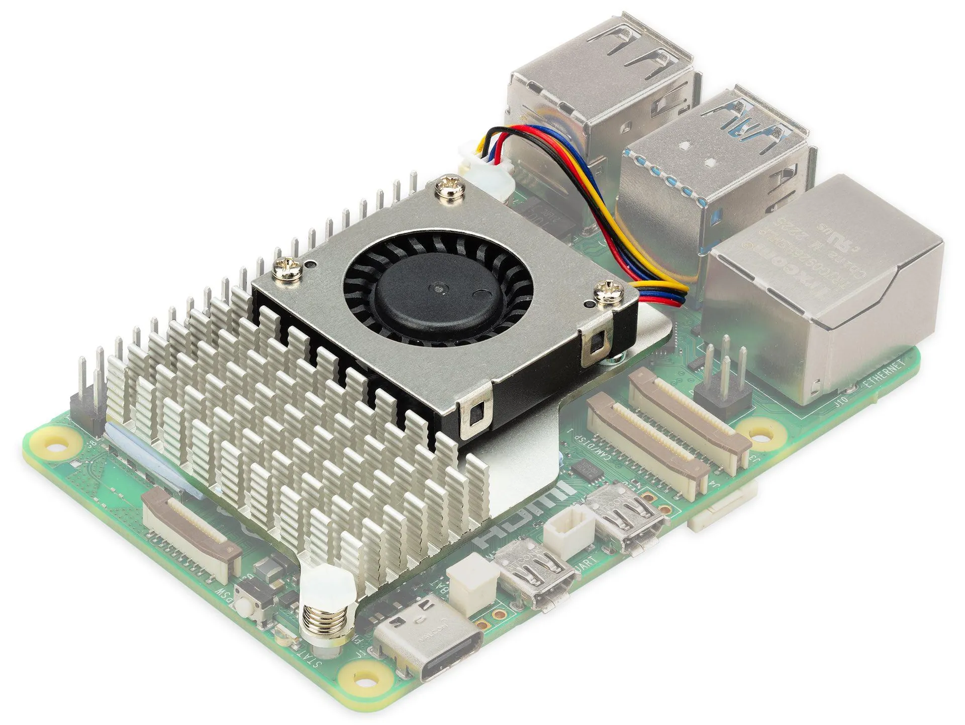 Raspberry Pi 5 Zubehör – Active Cooler, Lüfter für Raspberry Pi 5 Raspberry Pi 5 Zubehör – Active Cooler, Lüfter für Raspberry Pi 5