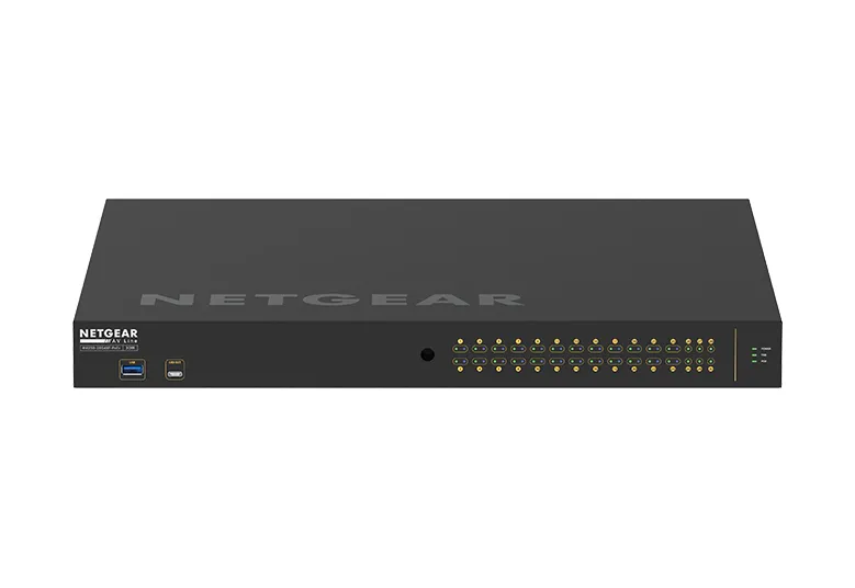 NETGEAR M4250-26G4XF-PoE+ Managed L2/L3 Gigabit Ethernet (10/100/1000) Power over Ethernet (PoE) 1U Schwarz NETGEAR M4250-26G4XF-PoE+ Managed L2/L3 Gigabit Ethernet (10/100/1000) Power over Ethernet (PoE) 1U Schwarz