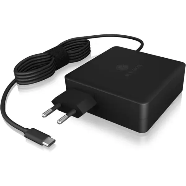 ICY BOX IB-PS101-PD, Netzteil für Power Delivery 90 Watt, Type-C® Anschluss, plus USB Type-A Schnittstelle für 5V@2,4 A – Bild 2