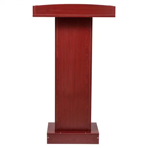 VEVOR Podiumständer Holzrednerpult (105 cm), Laptop-Schreibtisch mit breiter Lesefläche & Ablagefläche & Kantenstopper &elegantem Design, bodenstehend, für Klassenzimmer Konferenzen Kirchen – Bild 9