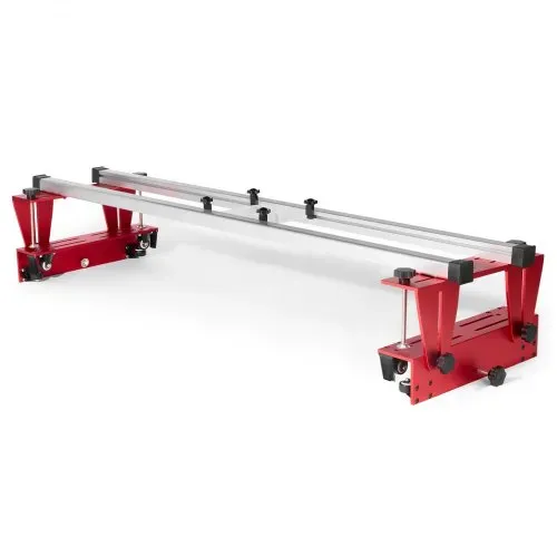 VEVOR Frässchlitten, 1625 mm, tragbare einstellbare Vorrichtung zum Glätten von Platten, DIY-Frässchlitten für die Holzbearbeitung, Plattenführungsvorrichtung, Trimmhobelmaschine zum Glätten von Holz – Bild 8