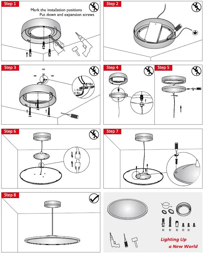 Synergy 21 LED light panel R400 warmweiß rund – Bild 9