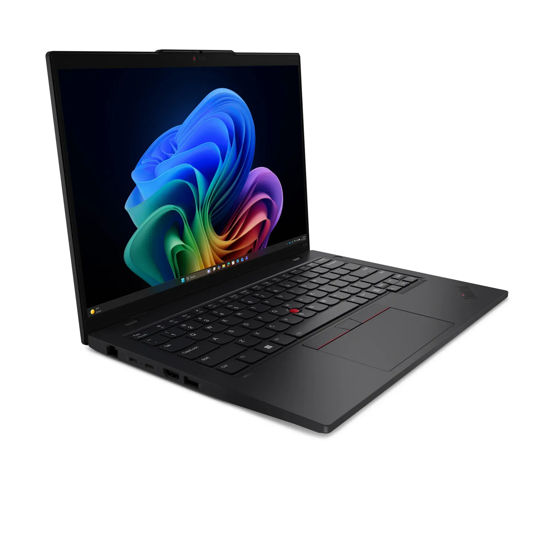 Lenovo ThinkPad L14 Gen 7 (Intel) Copilot+ PC Intel Core Ultra 7 355 Laptop 35,6 cm (14") WUXGA 32 GB DDR5-SDRAM 512 GB SSD Wi-Fi 7 (802.11be) Windows 11 Pro Deutsch Schwarz – Bild 5