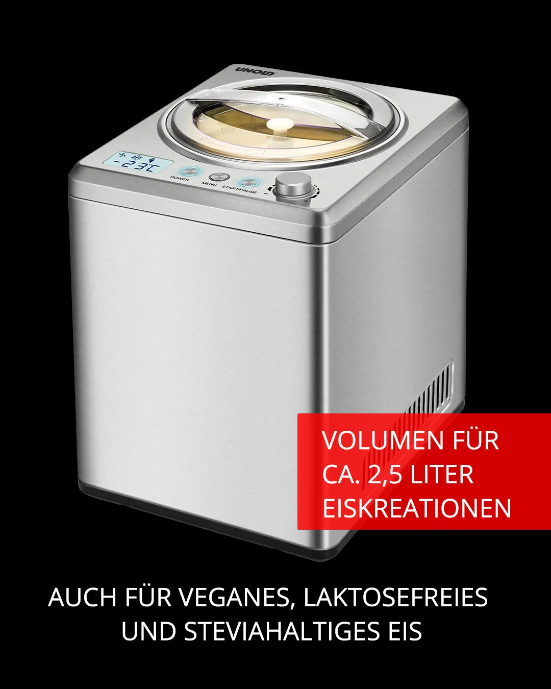 Unold EISMASCHINE Profi Plus 48880 – Bild 2