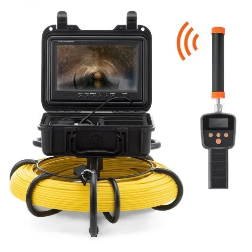VEVOR Kanalkamera mit 512-Hz-Ortung, 91,5 m, 23 cm Rohrinspektionskamera mit DVR-Funktion, IP68-Kamera mit 12 einstellbaren LEDs, einer 16-GB-SD-Karte für Abwasserleitungen, Haus, Kanal, Abflussrohr – Bild 8